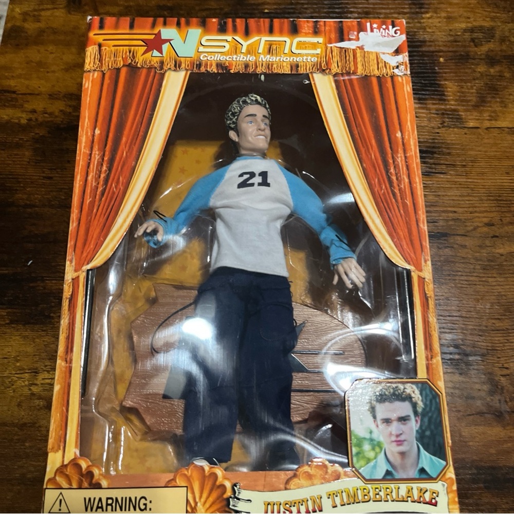 NSYNC Justin Timberlake Joey Fatone JC Chasez Living Toyz Doll 2000 New